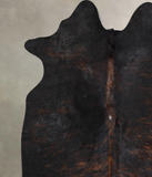 Dark Brindle Cowhide Rug #A30455