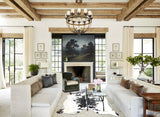 Salt and Pepper Black Cowhide Rug #A30491