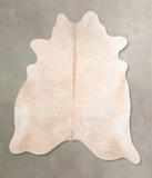 Beige Cowhide Rug #A30493