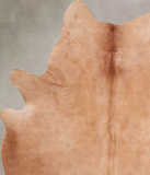 Solid Brown Cowhide Rug #A30494