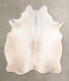 Grey with Beige Cowhide Rug #A30497