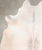 Grey with Beige Cowhide Rug #A30497