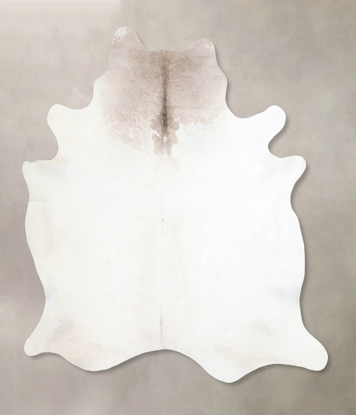 Grey with White Cowhide Rug #A30512