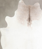 Grey with White Cowhide Rug #A30512