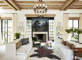 Salt and Pepper Brown Cowhide Rug #A30539