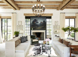 Salt and Pepper Black Cowhide Rug #A30564