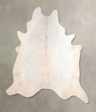 Grey with Beige Cowhide Rug #A30573