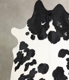 Black and White Cowhide Rug #A30599