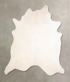 Ivory with Beige Cowhide Rug #A30604