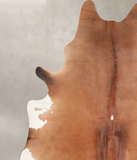Chocolate and White Cowhide Rug #A30621
