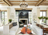 Chocolate and White Cowhide Rug #A30621