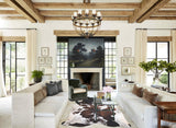 Chocolate and White Cowhide Rug #A30640