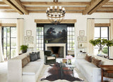 Salt and Pepper Brown Cowhide Rug #A30649
