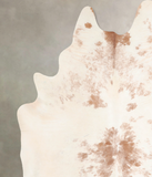 Beige and White Cowhide Rug #A30659