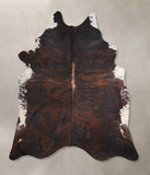 Dark Brindle Cowhide Rug #A30721
