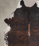 Dark Brindle Cowhide Rug #A30721