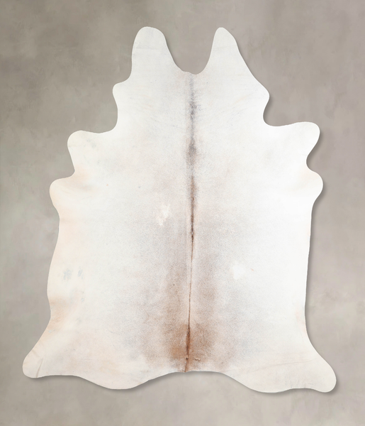 Grey with Beige Cowhide Rug #A30768
