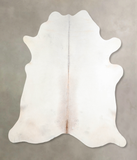 Grey with Beige Cowhide Rug #A30804
