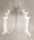 Grey with Beige Cowhide Rug #A30809