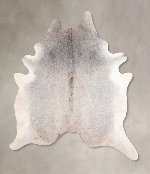 Grey with Beige Cowhide Rug #A30809