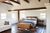 Chocolate and White Cowhide Rug #A30810