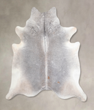 Grey with Beige Cowhide Rug #A30818