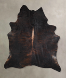 Dark Brindle Cowhide Rug #A30839