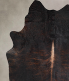 Dark Brindle Cowhide Rug #A30839