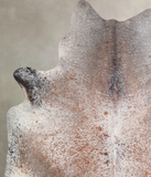 Salt and Pepper Brown Cowhide Rug #A30843