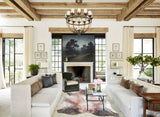 Salt and Pepper Brown Cowhide Rug #A30843