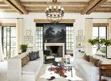 Chocolate and White Cowhide Rug #A30859