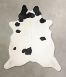 Black and White Cowhide Rug #A30899