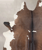 Chocolate and White Cowhide Rug #A30930