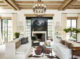 Chocolate and White Cowhide Rug #A30930