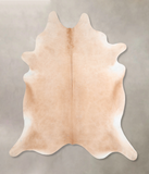 Beige Cowhide Rug #A30976