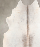 Grey with Beige Cowhide Rug #A31014