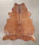 Salt and Pepper Brown Cowhide Rug #A31018