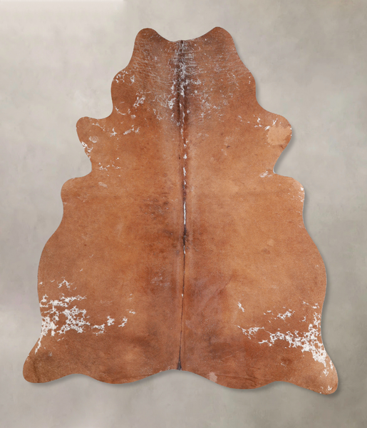 Salt and Pepper Brown Cowhide Rug #A31018