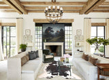 Chocolate and White Cowhide Rug #A31058