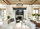 Ivory with Beige Cowhide Rug #A31074