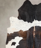 Chocolate and White Cowhide Rug #A31093
