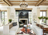 Chocolate and White Cowhide Rug #A31096