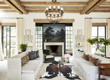 Chocolate and White Cowhide Rug #A31187
