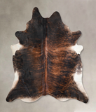 Dark Brindle Cowhide Rug #A31189