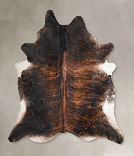 Dark Brindle Cowhide Rug #A31189
