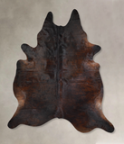 Dark Brindle Cowhide Rug #A31195