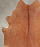 Solid Brown Cowhide Rug #A31210