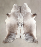 Grey with White Cowhide Rug #A31213