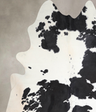 Black and White Cowhide Rug #A31284