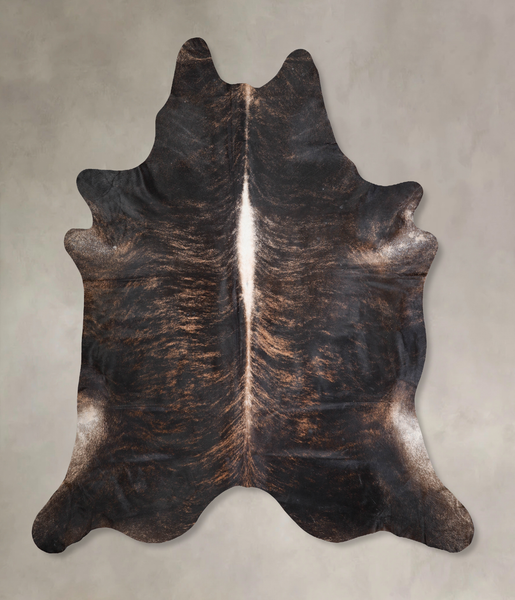Dark Brindle Cowhide Rug #A31322